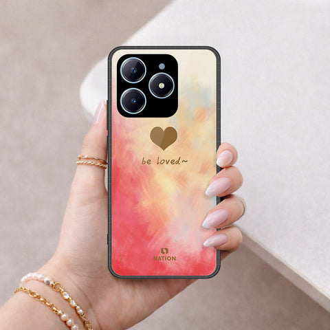 Realme Narzo N61 Cover - Onation Heart Series - HQ Ultra Shine Premium Infinity Glass Soft Silicon Borders Case