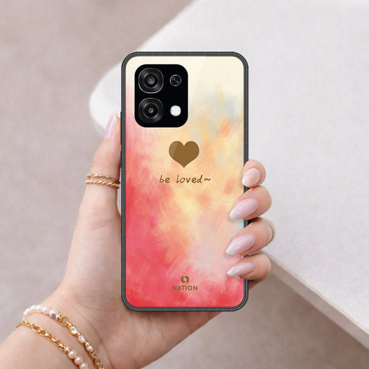 Oppo F31 Cover - Onation Heart Series - HQ Ultra Shine Premium Infinity Glass Soft Silicon Borders Case