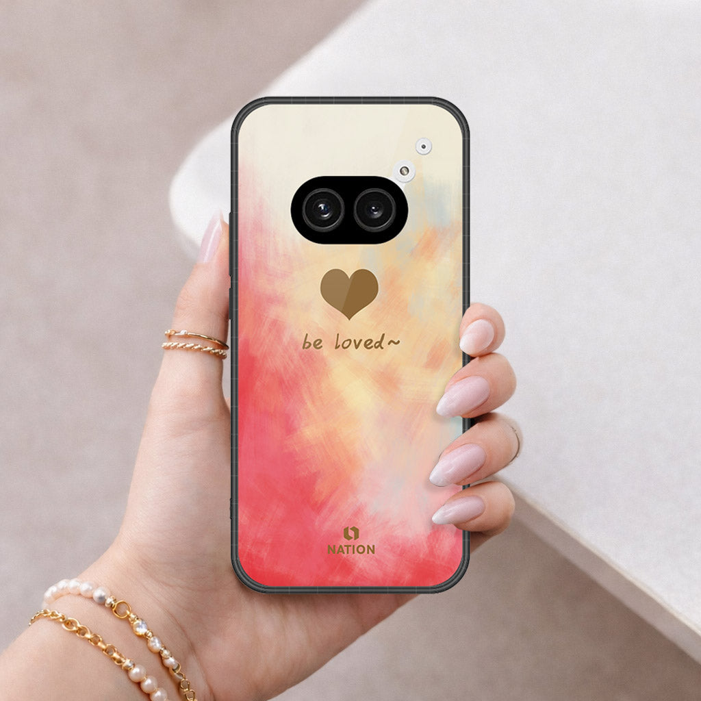 Nothing Phone 2a Cover - Onation Heart Series - HQ Ultra Shine Premium Infinity Glass Soft Silicon Borders Case