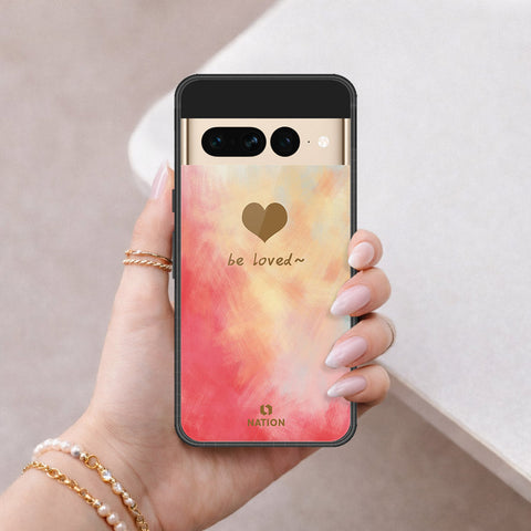 Google Pixel 7 Pro Cover - Onation Heart Series - HQ Ultra Shine Premium Infinity Glass Soft Silicon Borders Case