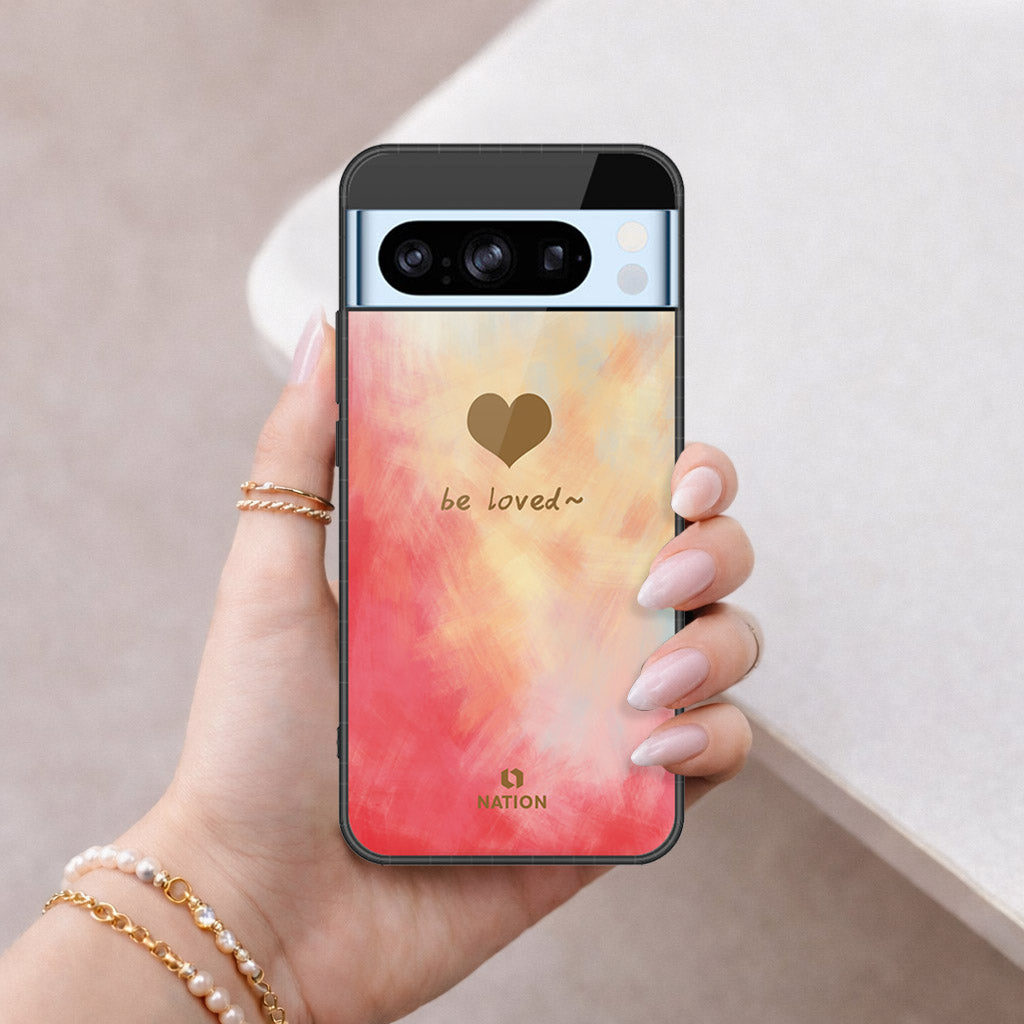 Google Pixel 8 Pro Cover - Onation Heart Series - HQ Ultra Shine Premium Infinity Glass Soft Silicon Borders Case