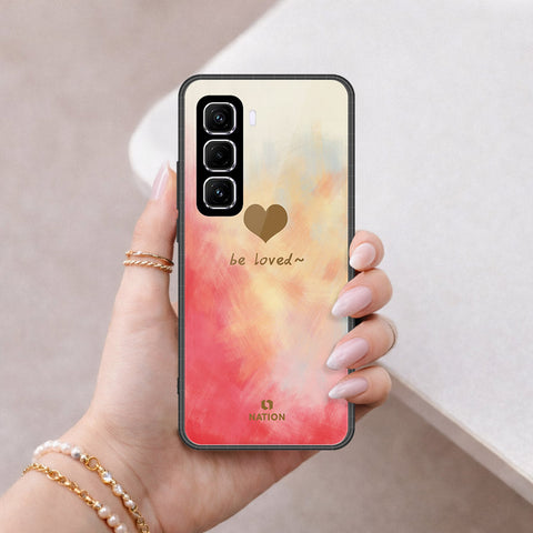Infinix Hot 60 Pro Plus Cover - Onation Heart Series - HQ Ultra Shine Premium Infinity Glass Soft Silicon Borders Case (Fast Delivery)(AH)