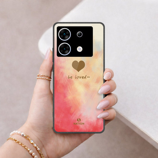 Infinix Zero 30 5G Cover - Onation Heart Series - HQ Ultra Shine Premium Infinity Glass Soft Silicon Borders Case