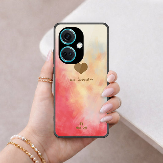 Oppo K11 Cover - Onation Heart Series - HQ Ultra Shine Premium Infinity Glass Soft Silicon Borders Case
