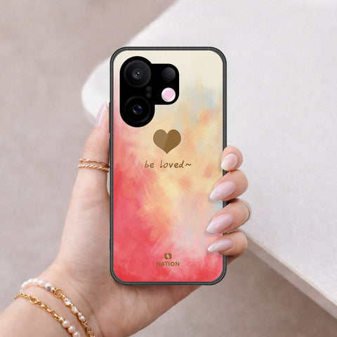 Vivo X200 FE Cover - Onation Heart Series - HQ Ultra Shine Premium Infinity Glass Soft Silicon Borders Case (Fast Delivery) F