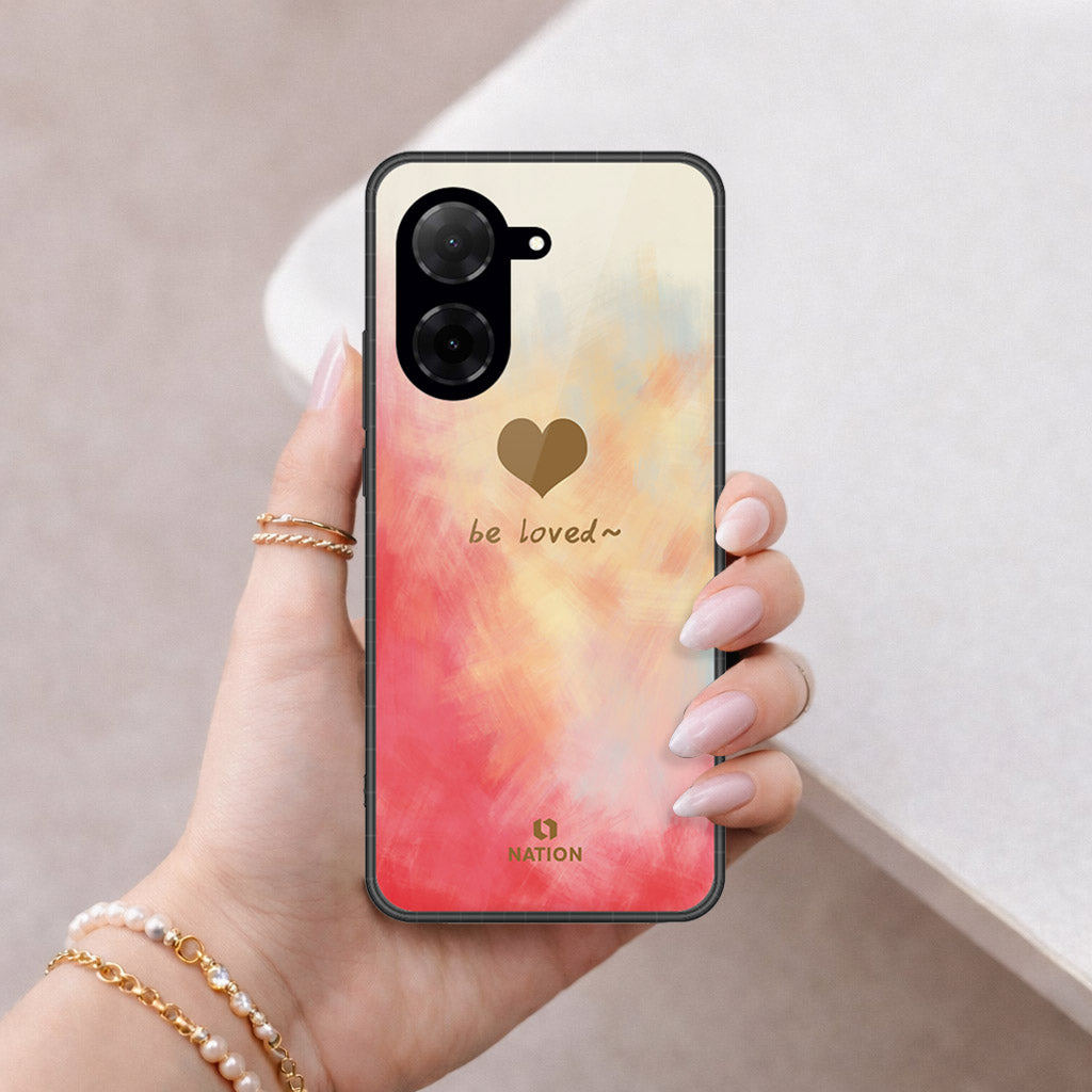 Xiaomi Redmi A5 4G Cover - Onation Heart Series - HQ Ultra Shine Premium Infinity Glass Soft Silicon Borders Case