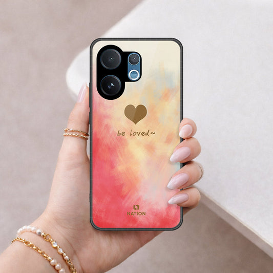 Vivo T4 Pro Cover - Onation Heart Series - HQ Ultra Shine Premium Infinity Glass Soft Silicon Borders Case