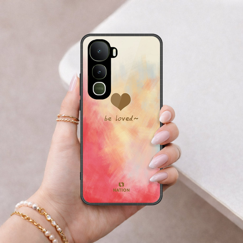 Vivo Y400 Pro Cover - Onation Heart Series - HQ Ultra Shine Premium Infinity Glass Soft Silicon Borders Case