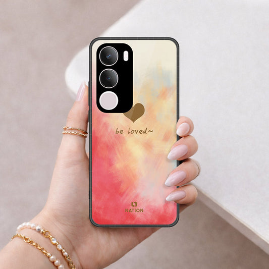 Vivo Y29 5G Cover - Onation Heart Series - HQ Ultra Shine Premium Infinity Glass Soft Silicon Borders Case