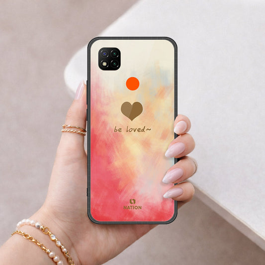 Xiaomi Poco C3 Cover - Onation Heart Series - HQ Ultra Shine Premium Infinity Glass Soft Silicon Borders Case