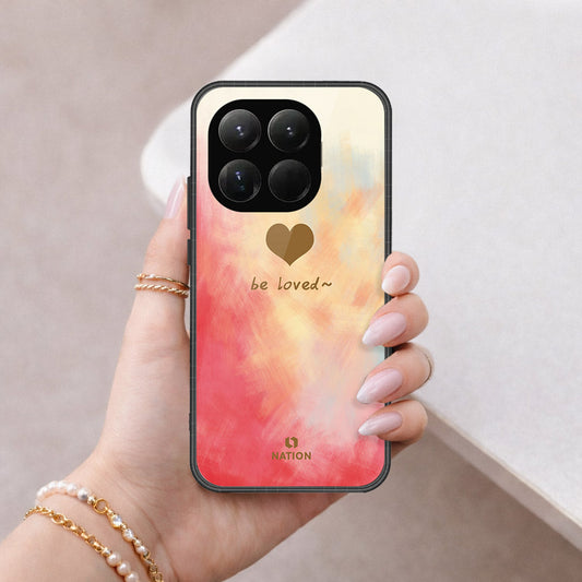 Xiaomi 14T Pro Cover - Onation Heart Series - HQ Ultra Shine Premium Infinity Glass Soft Silicon Borders Case