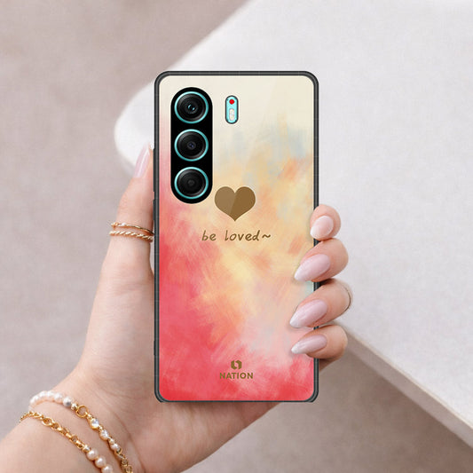 Tecno Camon 40 Pro 5G Cover - Onation Heart Series - HQ Ultra Shine Premium Infinity Glass Soft Silicon Borders Case