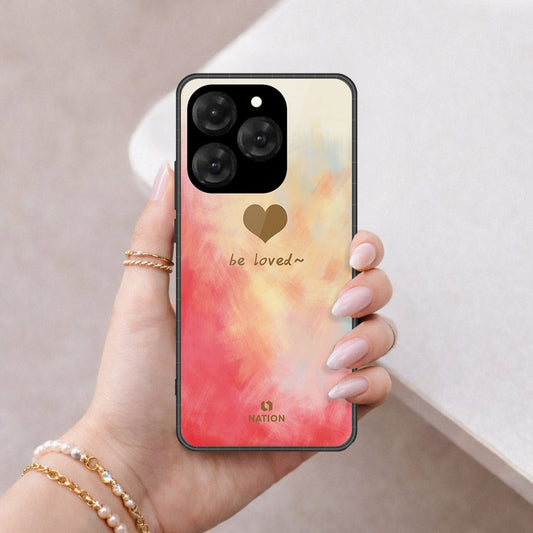 Realme 15T Cover - Onation Heart Series - HQ Ultra Shine Premium Infinity Glass Soft Silicon Borders Case
