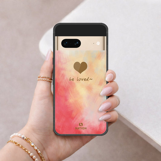 Google Pixel 7 Cover - Onation Heart Series - HQ Ultra Shine Premium Infinity Glass Soft Silicon Borders Case