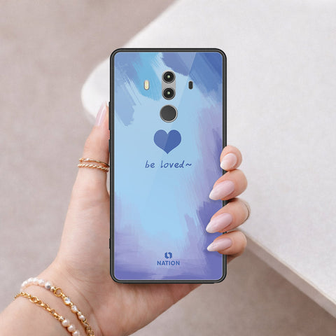 Huawei Mate 10 Pro Cover - Onation Heart Series - HQ Ultra Shine Premium Infinity Glass Soft Silicon Borders Case
