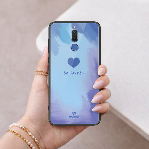 Huawei Mate 10 Lite Cover - Onation Heart Series - HQ Ultra Shine Premium Infinity Glass Soft Silicon Borders Case
