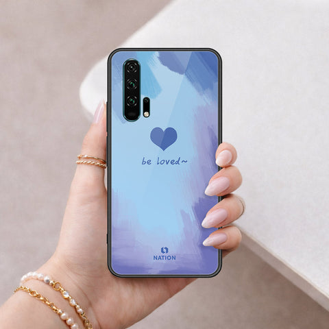 Honor 20 Pro Cover - Onation Heart Series - HQ Ultra Shine Premium Infinity Glass Soft Silicon Borders Case
