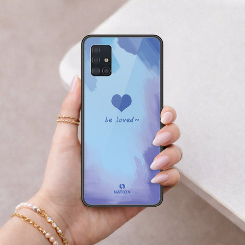 Samsung Galaxy M40s Cover - Onation Heart Series - HQ Ultra Shine Premium Infinity Glass Soft Silicon Borders Case