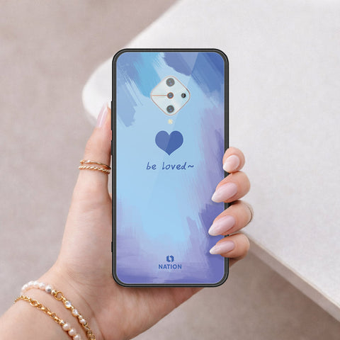 Vivo S1 Pro Cover - Onation Heart Series - HQ Ultra Shine Premium Infinity Glass Soft Silicon Borders Case