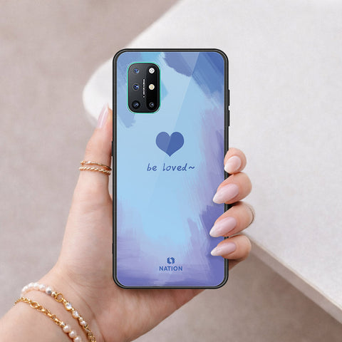 OnePlus 8T Cover - Onation Heart Series - HQ Ultra Shine Premium Infinity Glass Soft Silicon Borders Case