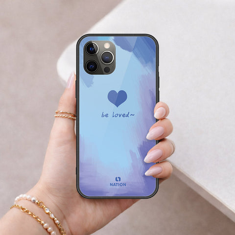 iPhone 12 Pro - Onation Heart Series - HQ Ultra Shine Premium Infinity Glass Soft Silicon Borders Case