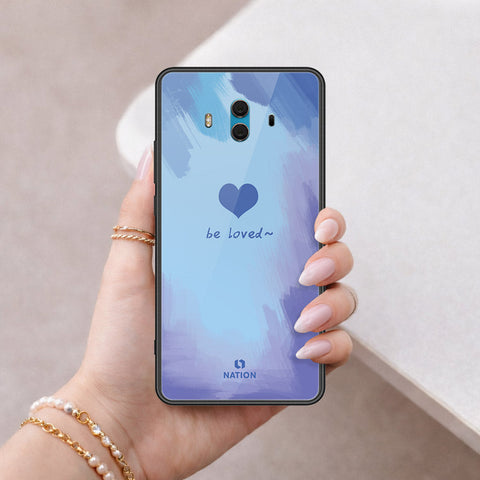 Huawei Mate 10 Cover - Onation Heart Series - HQ Ultra Shine Premium Infinity Glass Soft Silicon Borders Case