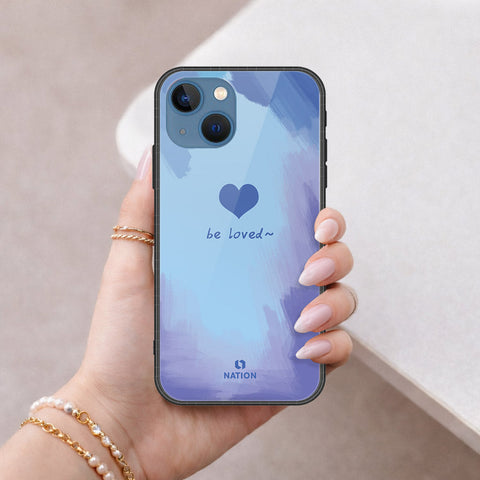 iPhone 13 Cover - Onation Heart Series - HQ Ultra Shine Premium Infinity Glass Soft Silicon Borders Case