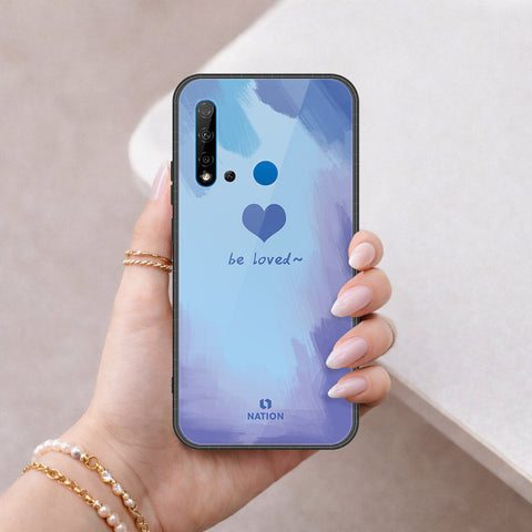 Huawei P20 Lite 2019 Cover - Onation Heart Series - HQ Ultra Shine Premium Infinity Glass Soft Silicon Borders Case