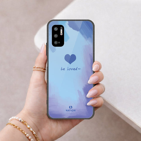Xiaomi Redmi Note 10 5G Cover - Onation Heart Series - HQ Ultra Shine Premium Infinity Glass Soft Silicon Borders Case