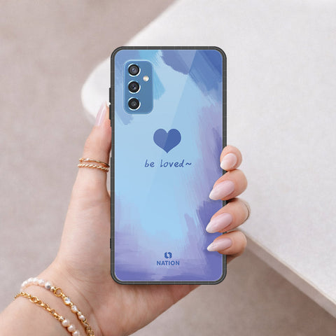 Samsung Galaxy M52 5G Cover - Onation Heart Series - HQ Ultra Shine Premium Infinity Glass Soft Silicon Borders Case