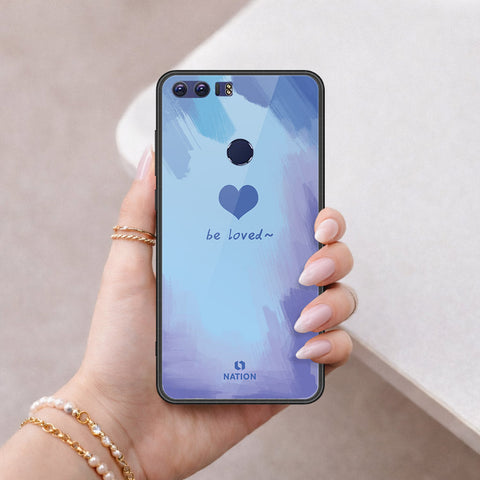 Huawei Honor 8 Cover - Onation Heart Series - HQ Ultra Shine Premium Infinity Glass Soft Silicon Borders Case