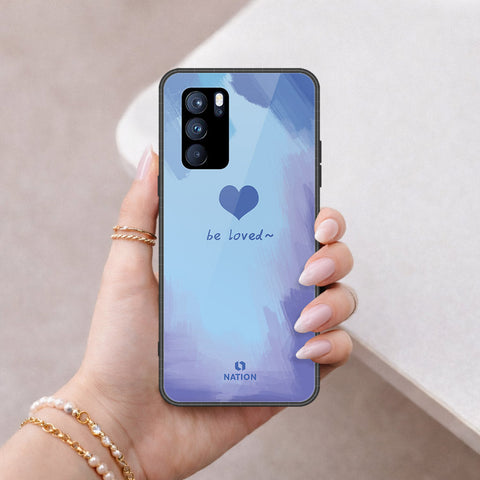 Oppo Reno 6 Pro 5G Cover - Onation Heart Series - HQ Ultra Shine Premium Infinity Glass Soft Silicon Borders Case