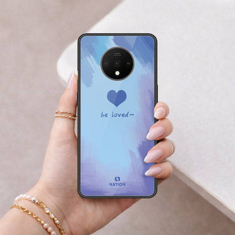 OnePlus 7T Cover - Onation Heart Series - HQ Ultra Shine Premium Infinity Glass Soft Silicon Borders Case