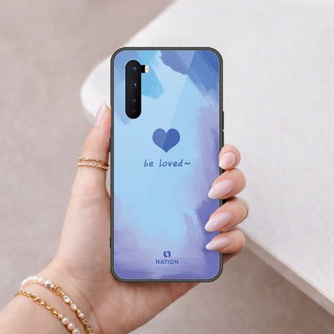 OnePlus Nord Cover - Onation Heart Series - HQ Ultra Shine Premium Infinity Glass Soft Silicon Borders Case