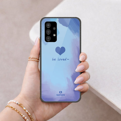 Samsung Galaxy A73 5G Cover - Onation Heart Series - HQ Ultra Shine Premium Infinity Glass Soft Silicon Borders Case