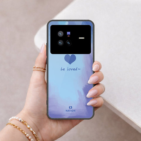 Vivo X80 Cover - Onation Heart Series - HQ Ultra Shine Premium Infinity Glass Soft Silicon Borders Case