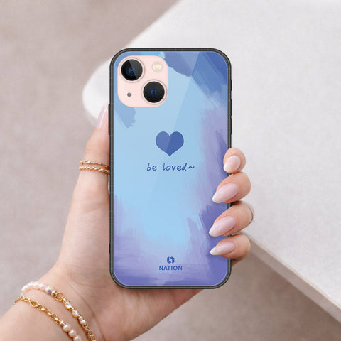 iPhone 14 Plus Cover - Onation Heart Series - HQ Ultra Shine Premium Infinity Glass Soft Silicon Borders Case