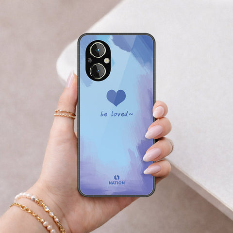 Oppo F21 Pro 5G Cover - Onation Heart Series - HQ Ultra Shine Premium Infinity Glass Soft Silicon Borders Case