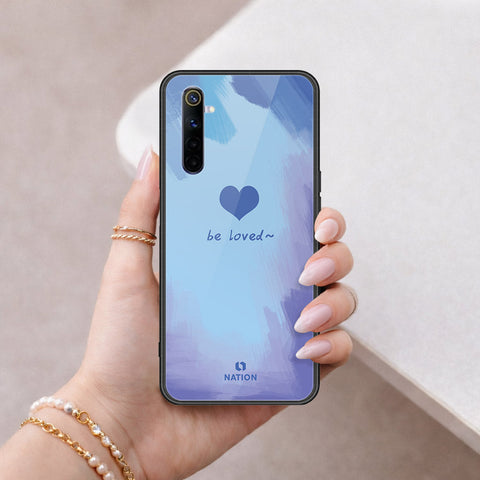 Realme 6 Cover - Onation Heart Series - HQ Ultra Shine Premium Infinity Glass Soft Silicon Borders Case