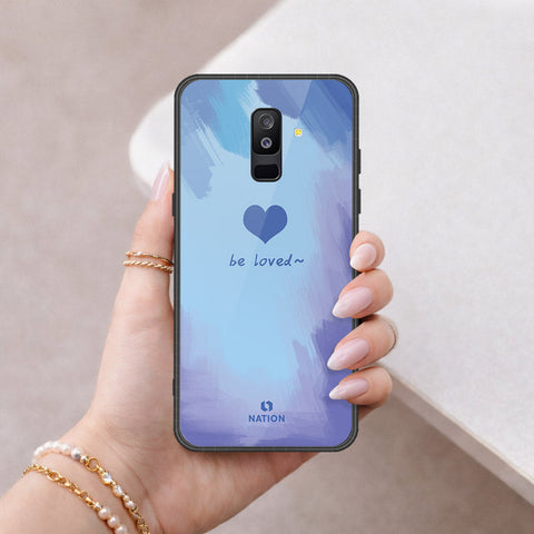 Samsung Galaxy A6 Plus 2018 Cover - Onation Heart Series - HQ Ultra Shine Premium Infinity Glass Soft Silicon Borders Case