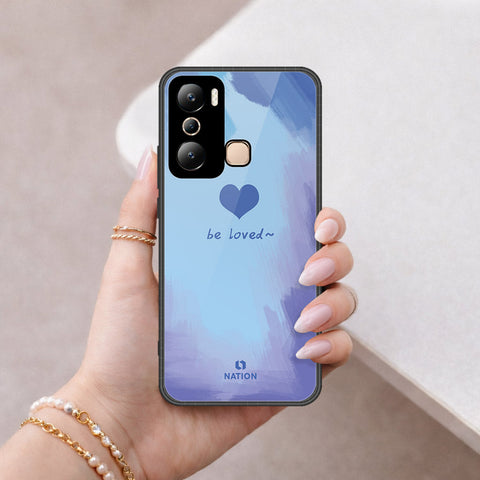 Infinix Hot 20i Cover - Onation Heart Series - HQ Ultra Shine Premium Infinity Glass Soft Silicon Borders Case