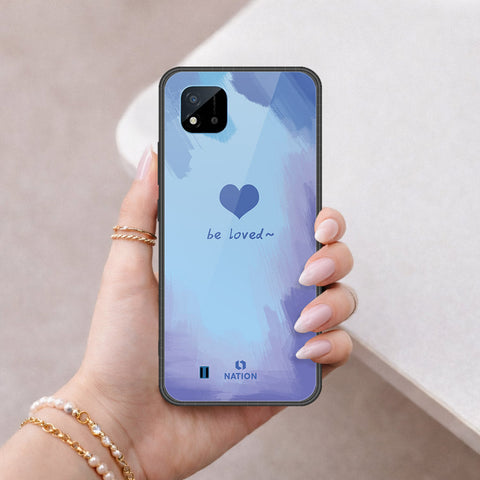 Realme C20 Cover - Onation Heart Series - HQ Ultra Shine Premium Infinity Glass Soft Silicon Borders Case