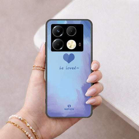 Infinix Note 40 Pro Plus Cover - Onation Heart Series - HQ Ultra Shine Premium Infinity Glass Soft Silicon Borders Case