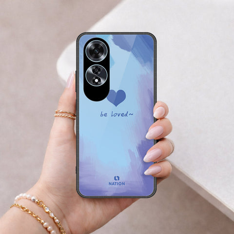 Oppo A60 Cover - Onation Heart Series - HQ Ultra Shine Premium Infinity Glass Soft Silicon Borders Case