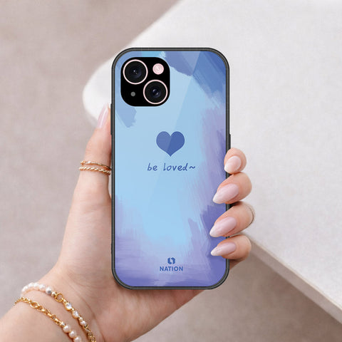 iPhone 15 Cover - Onation Heart Series - HQ Ultra Shine Premium Infinity Glass Soft Silicon Borders Case