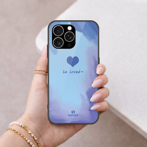 IPhone 15 Pro Cover - Onation Heart Series - HQ Ultra Shine Premium Infinity Glass Soft Silicon Borders Case