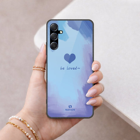Samsung Galaxy F54 Cover - Onation Heart Series - HQ Ultra Shine Premium Infinity Glass Soft Silicon Borders Case