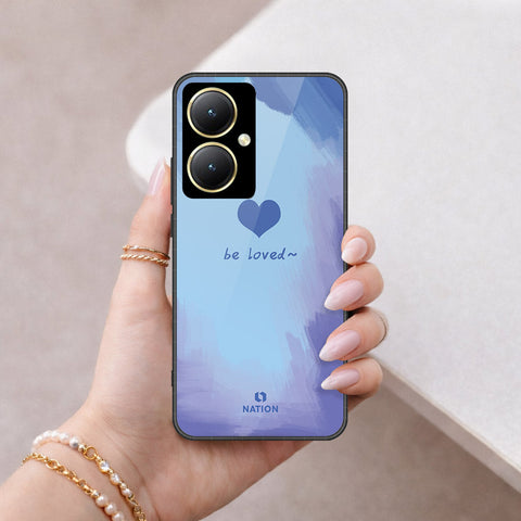 Vivo Y35 Plus Cover - Onation Heart Series - HQ Ultra Shine Premium Infinity Glass Soft Silicon Borders Case