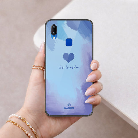 Vivo Y91i Cover - Onation Heart Series - HQ Ultra Shine Premium Infinity Glass Soft Silicon Borders Case