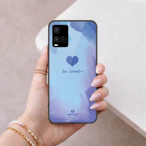 Vivo Y32 Cover - Onation Heart Series - HQ Ultra Shine Premium Infinity Glass Soft Silicon Borders Case